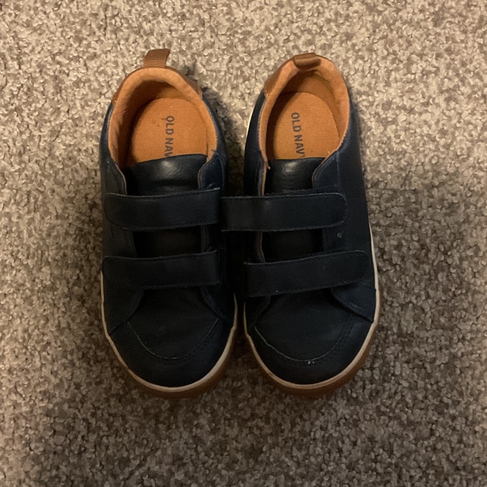 Old Navy Kids' Dark Blue Velcro Sneakers - Size 10